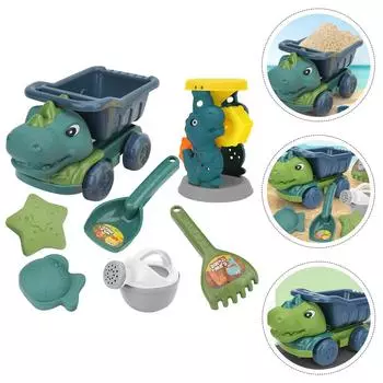 S Песок Детская Игрушка Kidsset Копать Открытый Замок Динозавра Песочница Летние Игры Детская Форма Игра Для Садоводства Детские