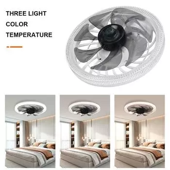 S# Simple Fan Lamp LED Lighting Потолочный вентилятор с дистанционным управлением для гостиной и кухни