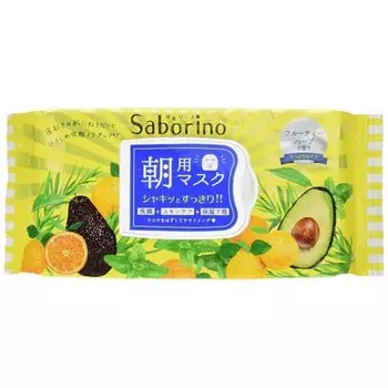 Saborino Wake Up Sheet 32 ??pieces x 2 pieces set [BCL Company] Saborino Morning Mask Face Mask Pack