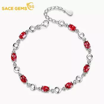 SACE GEMS циркон браслет ювелирные изделия геометрические бусины цепочки браслеты модный тонкий свадебный подарок для подруги женщин синий