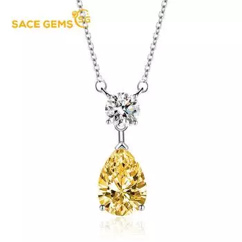 SACE GEMS женское ожерелье кулон медный сплав циркон модный подарок розовый