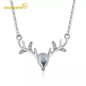 SACE GEMS женское ожерелье кулон медный сплав циркон модный подарок белый
