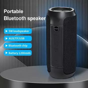 SACOSDING Портативный Bluetooth-динамик, беспроводная басовая колонка, водонепроницаемая наружная музыкальная виброколонка, TF-карта, сабвуфер, громкоговоритель
