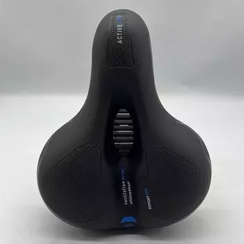 Saddle mountain bike seat cushion comfortable and safe soft thickened silicone seat universal bicycle seat cushion Consult чёрный
