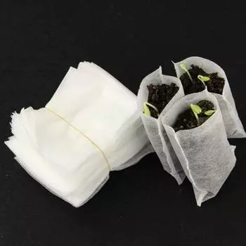 садовые детские горшки, мешки для выращивания рассады, 7*9 см, ткани, 100 шт./упак.