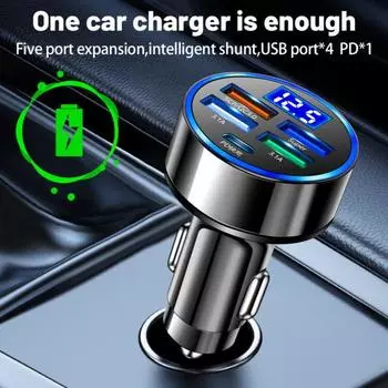 Safe and stable output Universal car charger broad compatibility