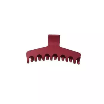 Safe Silicone Shark Clip Square Korean Style Straight Line Shaped Hair Claw Headwear Creative Solid Color Shark Clip School