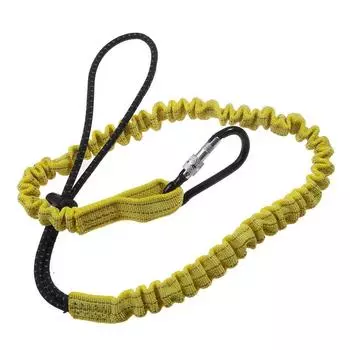 Инструмент для страховки Bungee Tether, строп с карабином, альпинистский рабочий трос, препятствующий падению, принадлежности для альпинизма и альпинизма