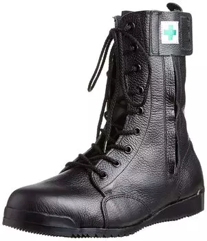 Safety Shoes for High Places JIS Standard Miyajima Tobi Long Top M207 Black [Nosax] Men s 26.5cm (26.5cm)
