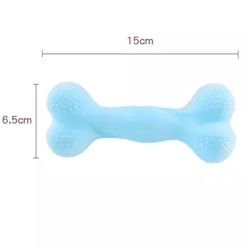 Safety TPR Bone Puppy Medium Dog Chew Toys Cleaning Teeth Pet Toy for Small Dogs mascotas Accessories suministros para perros Length 15cm