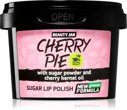 Сахарный скраб для губ Beauty Jar Cherry Pie TU прозрачный