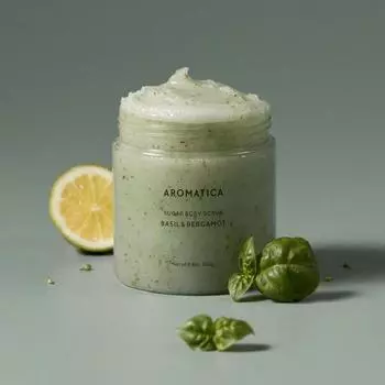 Сахарный скраб для тела Aromatica Базилик и Бергамот 250г