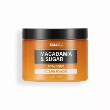 Сахарный скраб для тела Kundal 550г baby powder