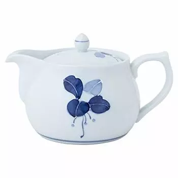 Saikai Pottery Hasami Pot, Manryo Pattern, 65980, 15.6 fl oz (425 ml)