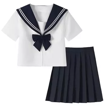 Sailor Authentic JK High School Cosplay 2 Длинные рукава и короткие Sailor Плиссированные JK Cosplay School Плиссированные JK School Cultural Class Kansai School