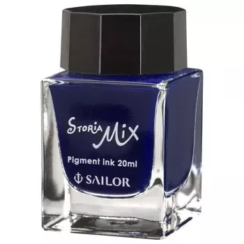 Sailor Fountain Pen Fountain Pen Bottle Ink Storia Mix Pigment Ink Blue 20ml 13-1503-240 синий