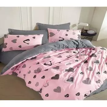 Saint Belisama Home Heart Двойной пододеяльник розовый