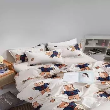 Saint Belisama Teddy Bear Bed Эластичный комплект пододеяльников