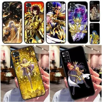 Saint Seiya Knights Case For Redmi Note 12 Pro 8 9 10 11 Pro Note 9S 10S 11S 8T Redmi 10 9A 9C 10A 10C Cover Redmi Note 10S