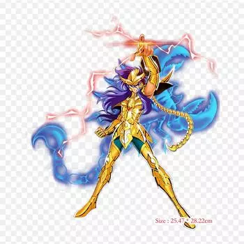 Saint Seiya Скорпион Пегас Сейя Феникс Икки железные нашивки для одежды, наклейки с аппликациями на одежду, термочувствительная нашивка на заказ