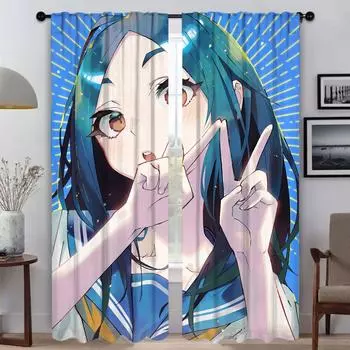 Saito Sunflower Kitchen Curtains for Camera Modern Living Room Curtains 2 Pieces Partition Blackout Curtain Shades Elegant Child W50xH70cmx2pcs-CL