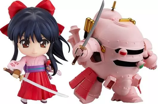 Нендороидный набор Sakura Wars Sakura Shinguji Kobu, раскрашенный, подвижный и (Немасштабная фигурка из АБС и ПВХ)
