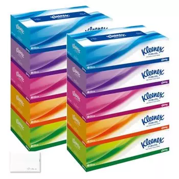 Салфетки Kleenex количество x 5 коробок x 2 Бумажные салфетки KLEENEX в коробке с оригинальной салфеткой (180 комплектов)