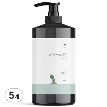 Salim White Paper Opuntia & Bamboo Perfume Shampoo Eucalyptus, 500ml, 5 pcs.
