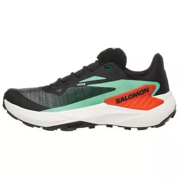 Salomon Genesis Black Green Cherry Tomato Men Sneakers Electric-Green L47688200 44