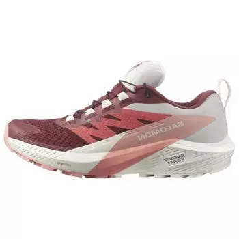 SALOMON Sense Ride 5 GORE-TEX Syrah Peach Amber Женские кроссовки Pink Vanilla-Ice L47314500 38