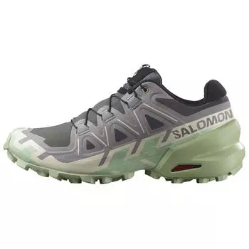 SALOMON Speedcross 6 Castlerock Smoke Green Женские кроссовки Серый Vanilla-Ice L47582000 36