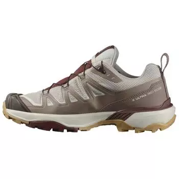 SALOMON X Ultra 360 Edge GORE-TEX Silver Cloud Rum Raisin женские кроссовки серые железные L47698800 36