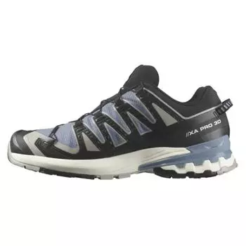 Salomon XA Pro 3D V9 GORE-TEX Flint Stone Ghost Grey Мужские кроссовки Синий Черный L47270600 43