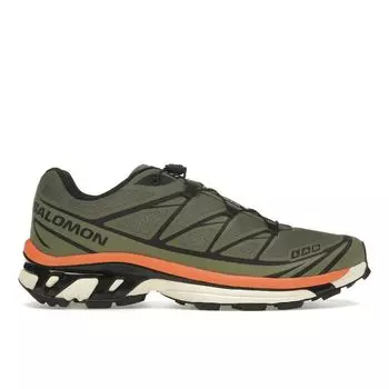 Salomon XT-6 Deep Lichen Green Marmalade кроссовки унисекс черные L47582500 42