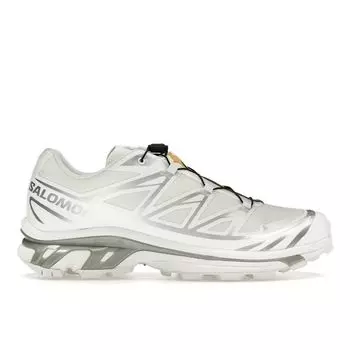 Salomon XT-6 GORE-TEX White Silver Unisex Sneakers Shoes-Silver L47581100 40