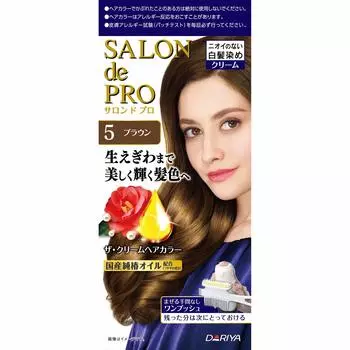Salon de Pro Gray Hair Dye Крем-краска для волос 5 Коричневый [квази-препарат]