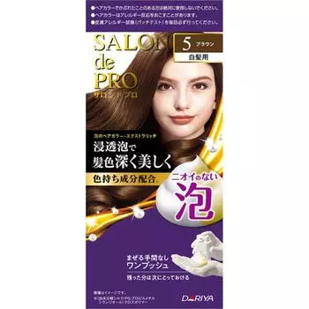 Salon De Pro Salon De Pro Bubble Hair Color Extra Rich для седых волос 5 Коричневый 1