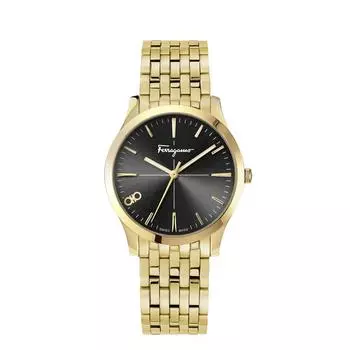 Salvatore Ferragamo Ferragamo Женские золотые кварцевые часы 35 мм золотистый