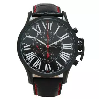 [Salvatore Mara] Часы Multi-Calendar SM14123-IPBK Мужские Обычные Импортные Черные