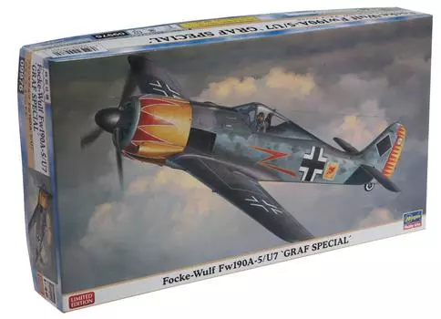 Самолет Hasegawa серии 1/48 Focke-Wulf Fw190A-5/U7 «Graf Special»