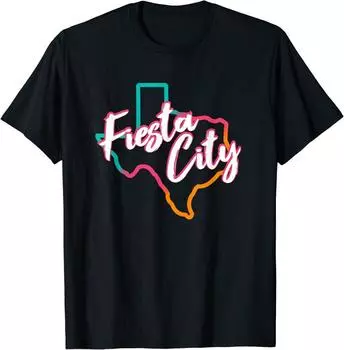 Футболка унисекс с надписью «Fiesta City Fans» от San Antonio S