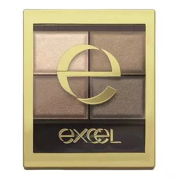 Тени для век Sana Excel Skinny Rich Shadow 4,3 г, SR04 Smokey Brown, 1 шт.