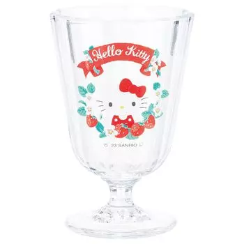 Sanart Sanrio Hello Kitty Стакан со стеблями Kitty 190 мл Разные товары Товары Sanrio Подарки Подарок Сделано в Японии (САНРИО) приблизительно. SAN4215-1