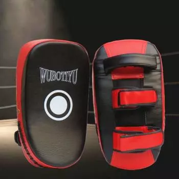 Sand Bag Boxing Training Target Focus Punch Taekwondo Kick Pad Boxing Mitts Fitness Equipment белый