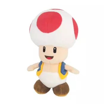 Sanei Boeki Super Mario ALL STAR COLLECTION Мягкая жаба AC04 (S) Ш11Г10В20см