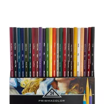 Карандаши цветные SANFORD Prismacolor Verithin разноцветные 24 шт.