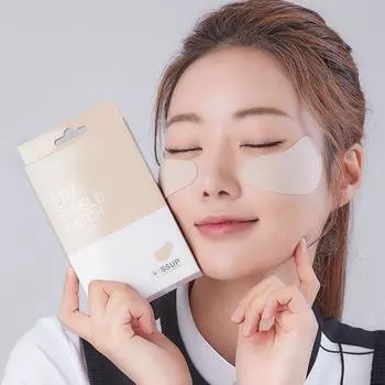Пластырь для глаз Sangsangup Shield Golf UV Protection Eye Patch Sun Sun Patch бежевого цвета, 5 шт., 3,5 г