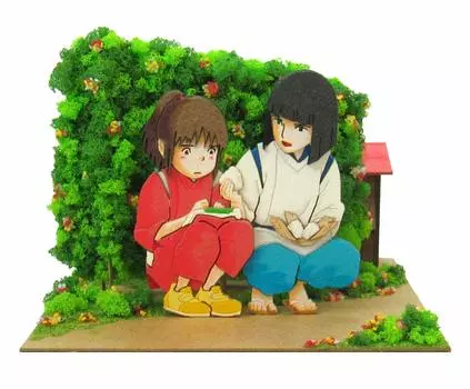 Sankei MP07-58 Studio Ghibli Mini, Spirited Away Haku Onigiri, без масштаба, поделка из бумаги