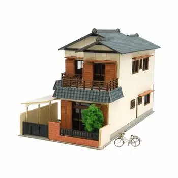 Sankei Nostalgic Diorama Series Частный дом F Бумажная поделка 1/150 MP03-109