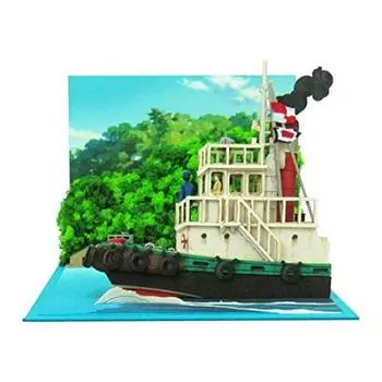Sankei Studio Ghibli Mini From Poppy Hill Вид с буксира Бумажная поделка Немасштабная MP07-76